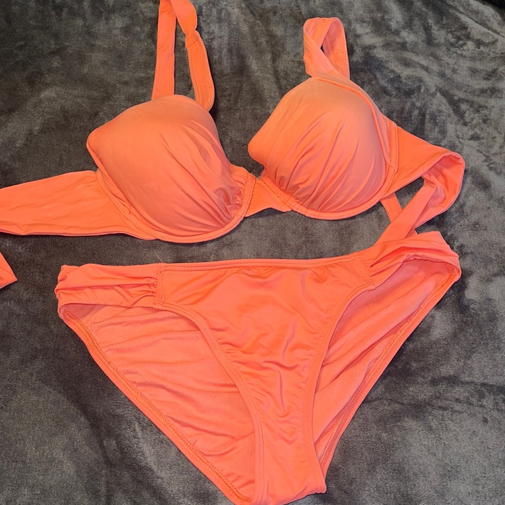 coral matching tommy bahama swimsuit